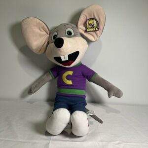 With Tags Chuck E. Cheese Pizza Mouse Large Jumbo 30" Plush Toy Fun Express 2023